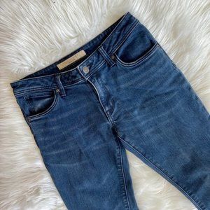 Burberry Brit Dark Wash Low Rise Skinny Jeans